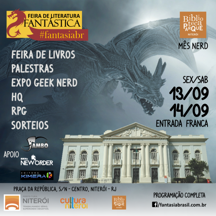 Fantasia Brasil 2019 Feira de Literatura Fantástica